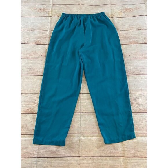 Vintage Victoria Secret GOLD LABEL Turquoise Pajama Bottoms - Small - Picture 10 of 11